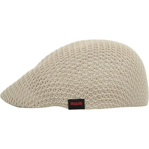 Men Breathable Mesh Summer Hat Newsboy Beret Ivy Cap Cabbie - Picture 3 of 5